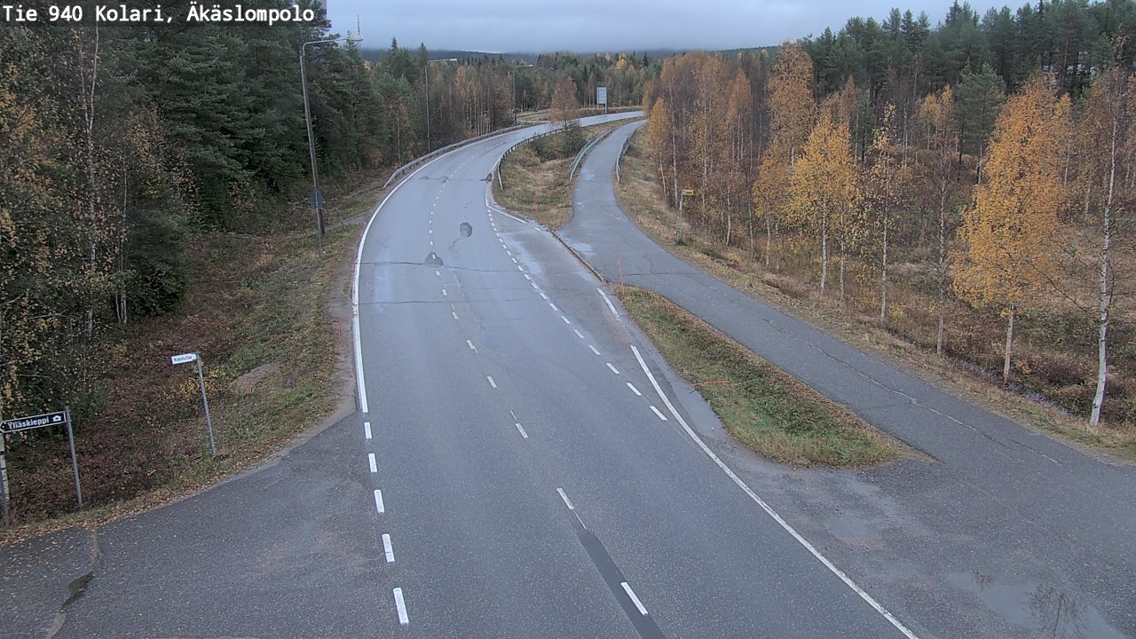 Kelikamerat Kuva Tie 940 Kolari, Äkäslompolo, Kolari, Lappi