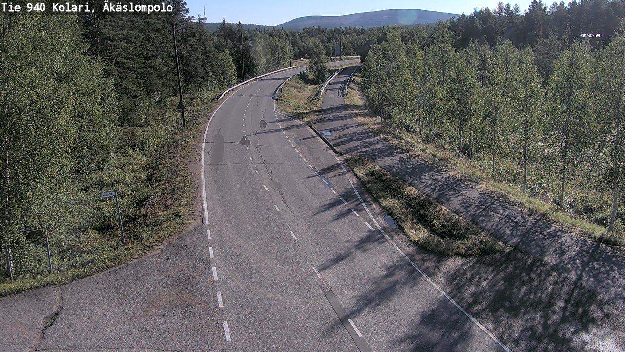 Weather Camera Image Road 940 Kolari, Äkäslompolo, Kolari, Lappi