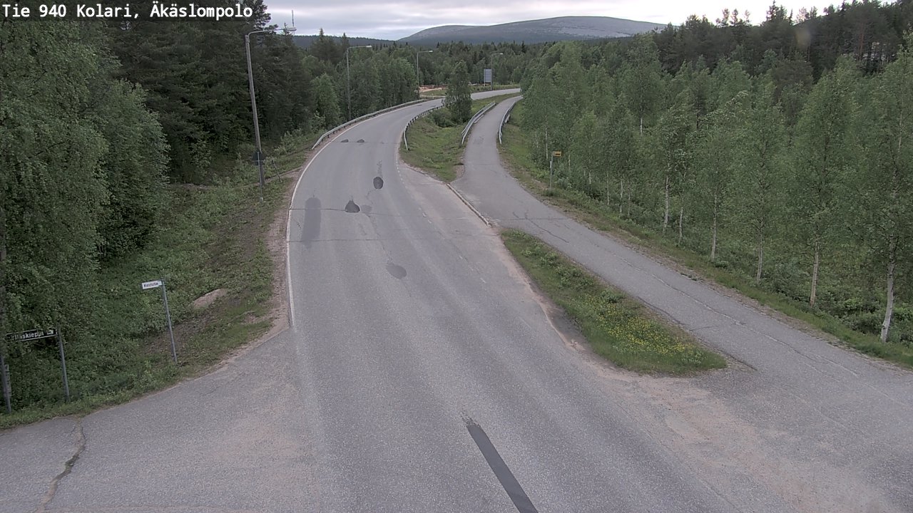 Kelikamerat Kuva Tie 940 Kolari, Äkäslompolo, Kolari, Lappi