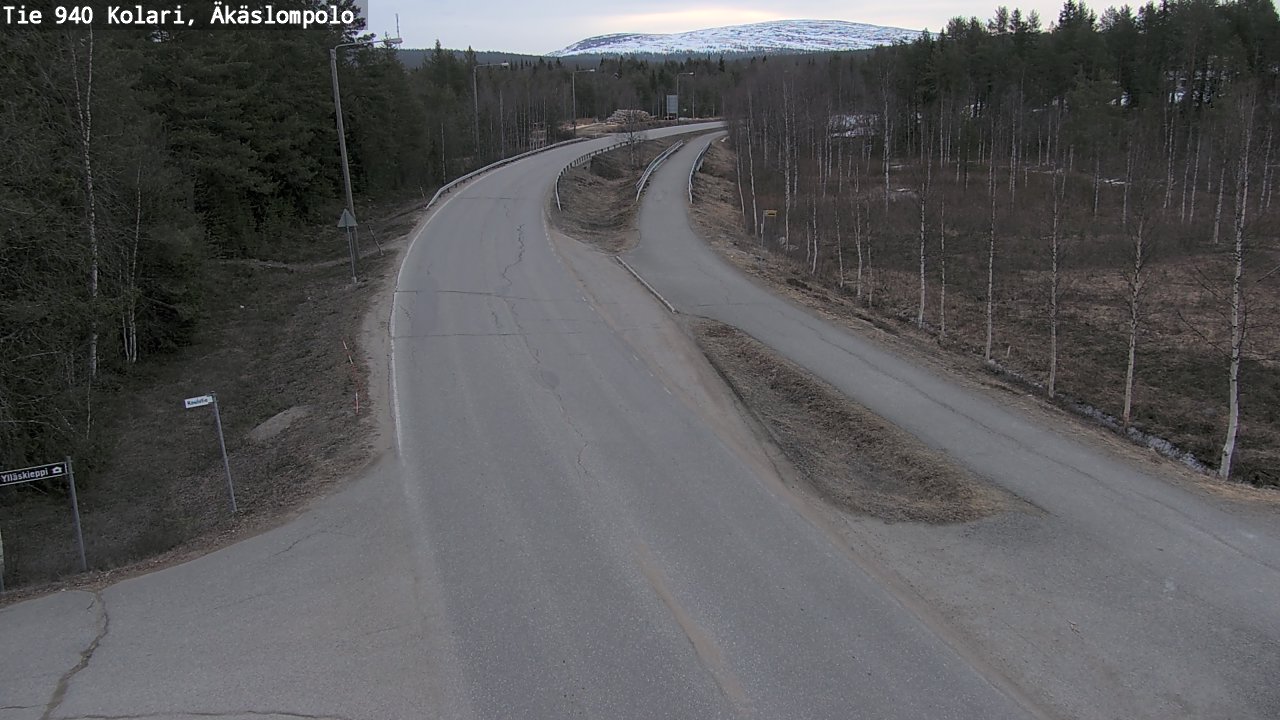 Weather Camera Image Road 940 Kolari, Äkäslompolo, Kolari, Lappi