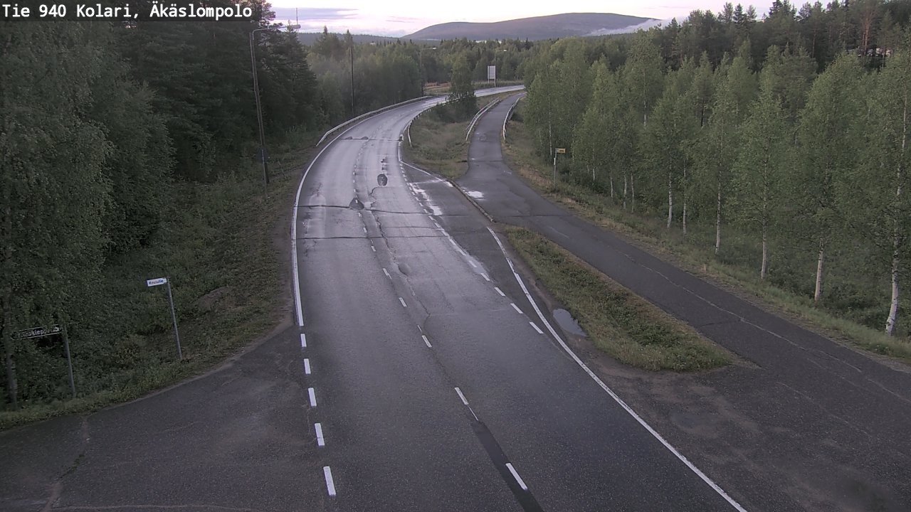 Kelikamerat Kuva Tie 940 Kolari, Äkäslompolo, Kolari, Lappi