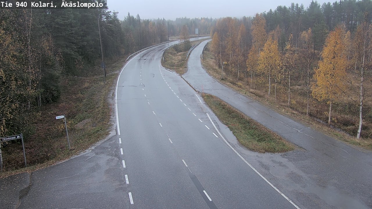 Kelikamerat Kuva Tie 940 Kolari, Äkäslompolo, Kolari, Lappi