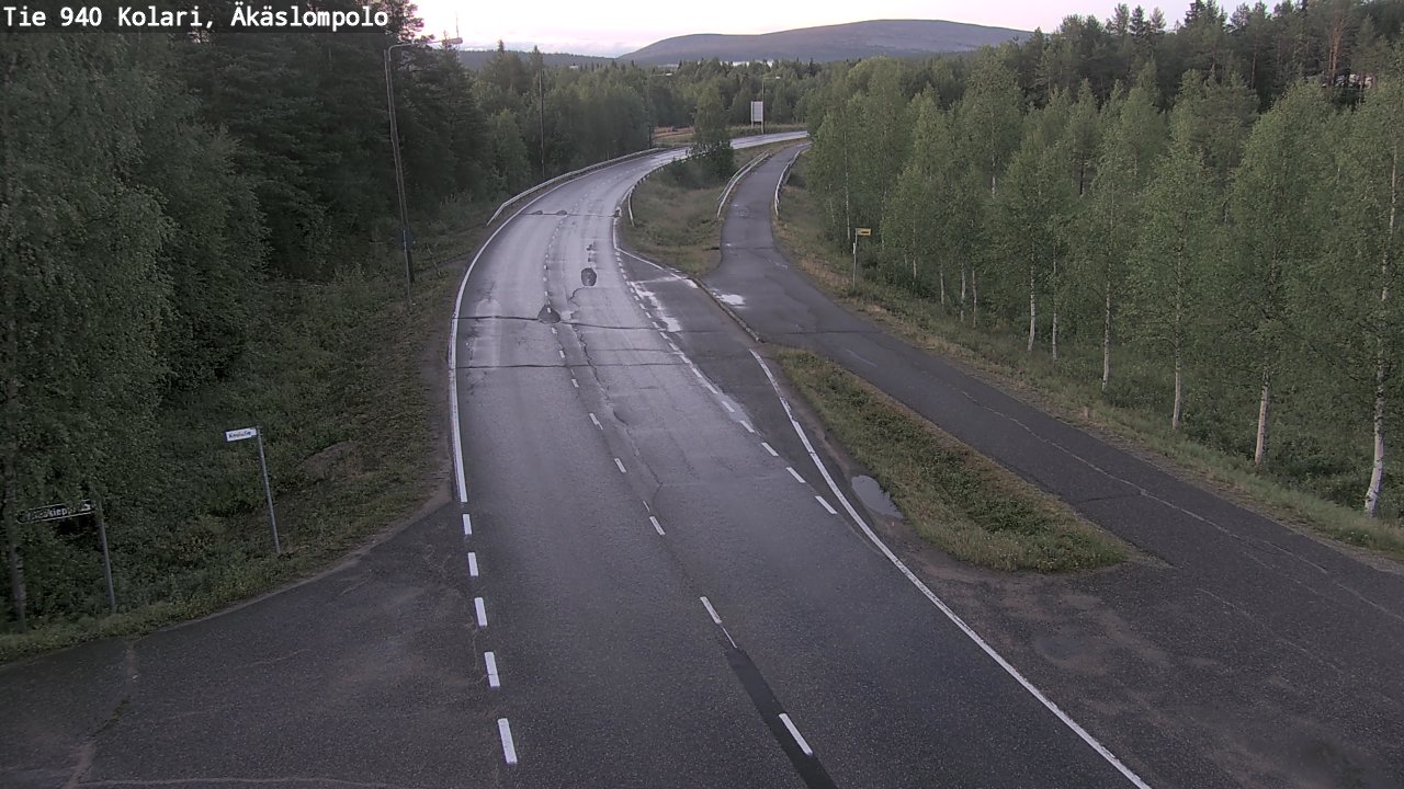 Kelikamerat Kuva Tie 940 Kolari, Äkäslompolo, Kolari, Lappi