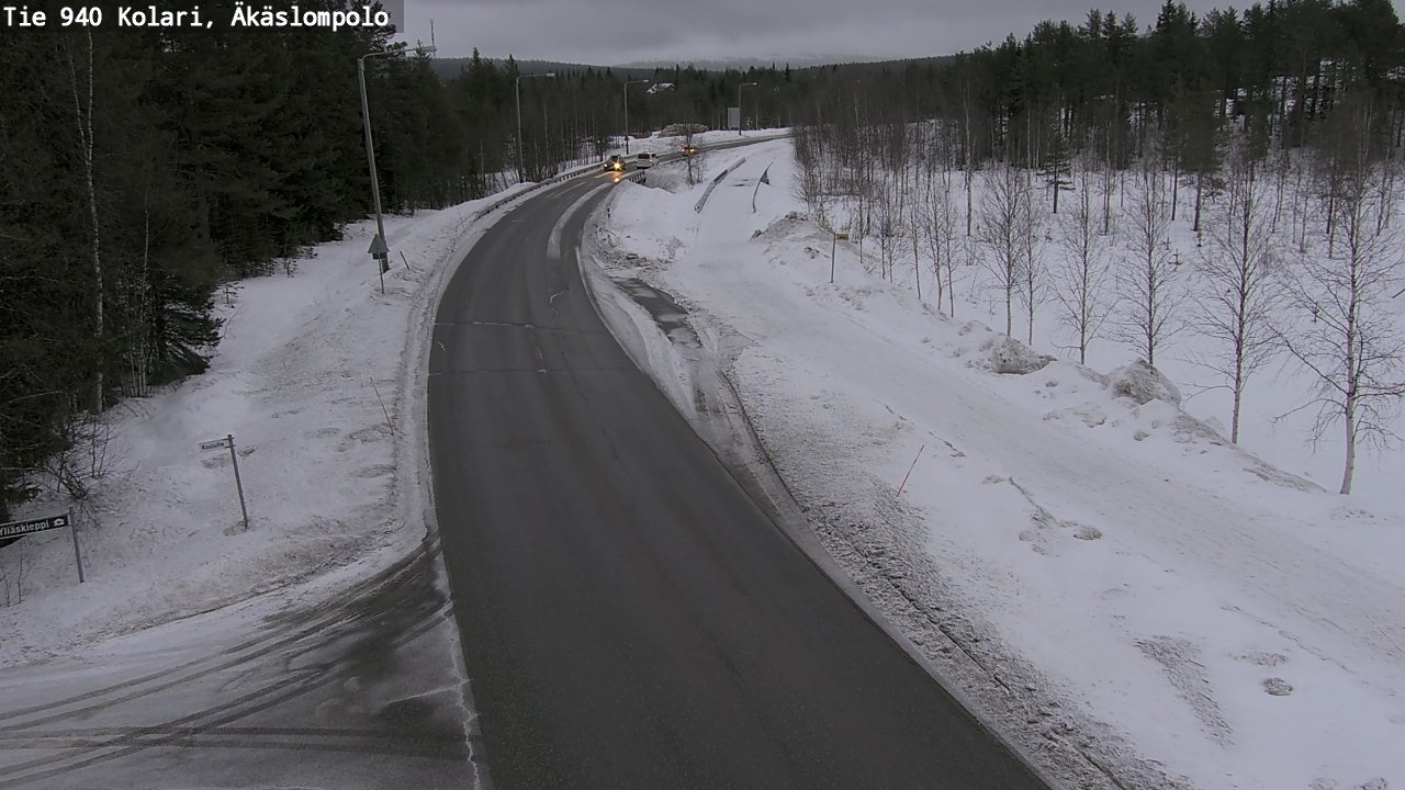 Kelikamerat Kuva Tie 940 Kolari, Äkäslompolo, Kolari, Lappi