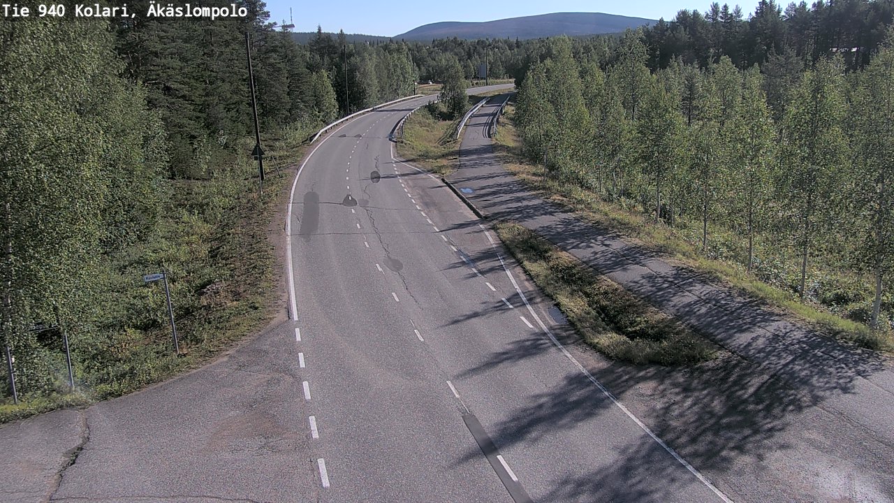 Weather Camera Image Road 940 Kolari, Äkäslompolo, Kolari, Lappi