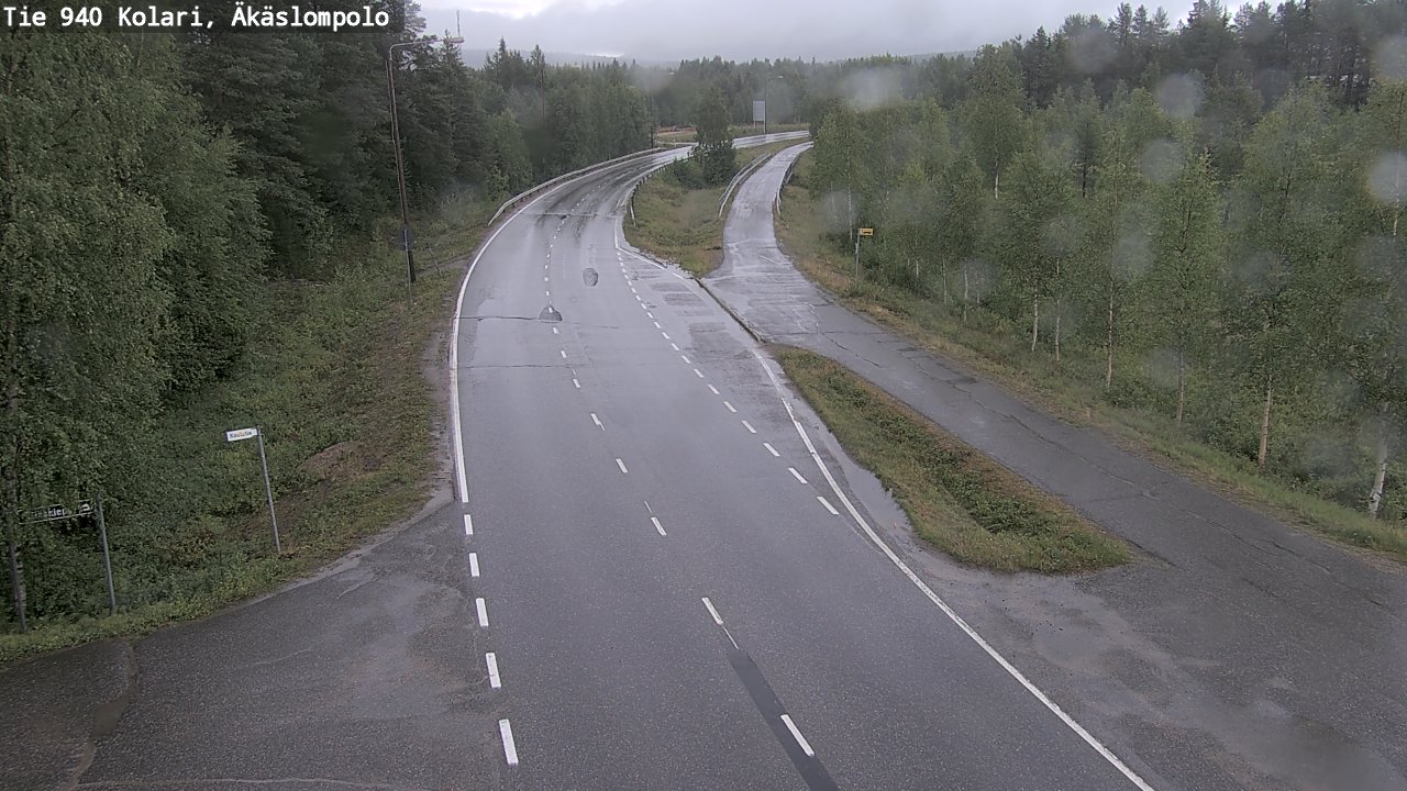 Kelikamerat Kuva Tie 940 Kolari, Äkäslompolo, Kolari, Lappi
