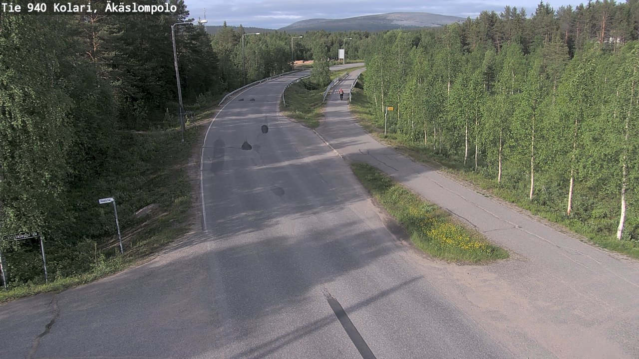 Kelikamerat Kuva Tie 940 Kolari, Äkäslompolo, Kolari, Lappi
