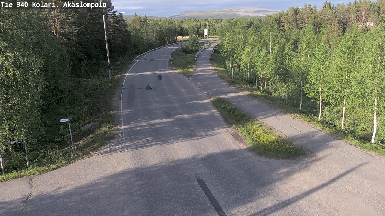 Kelikamerat Kuva Tie 940 Kolari, Äkäslompolo, Kolari, Lappi