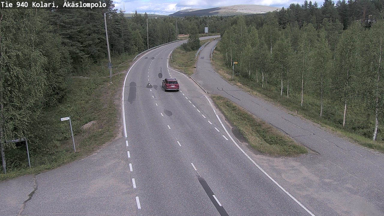 Weather Camera Image Road 940 Kolari, Äkäslompolo, Kolari, Lappi