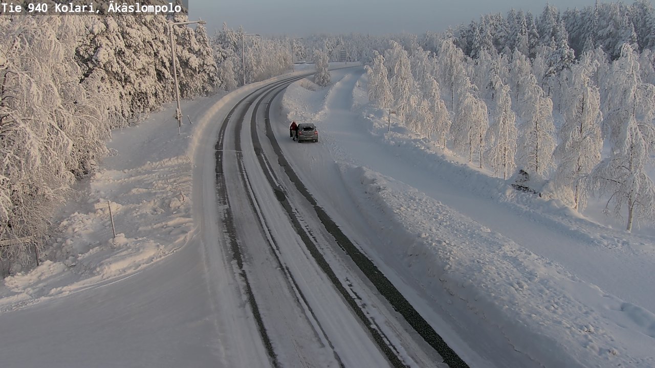 Kelikamerat Kuva Tie 940 Kolari, Äkäslompolo, Kolari, Lappi