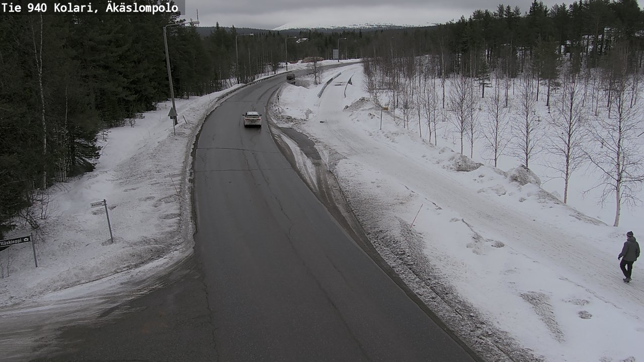 Kelikamerat Kuva Tie 940 Kolari, Äkäslompolo, Kolari, Lappi