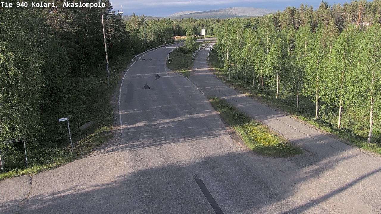 Kelikamerat Kuva Tie 940 Kolari, Äkäslompolo, Kolari, Lappi