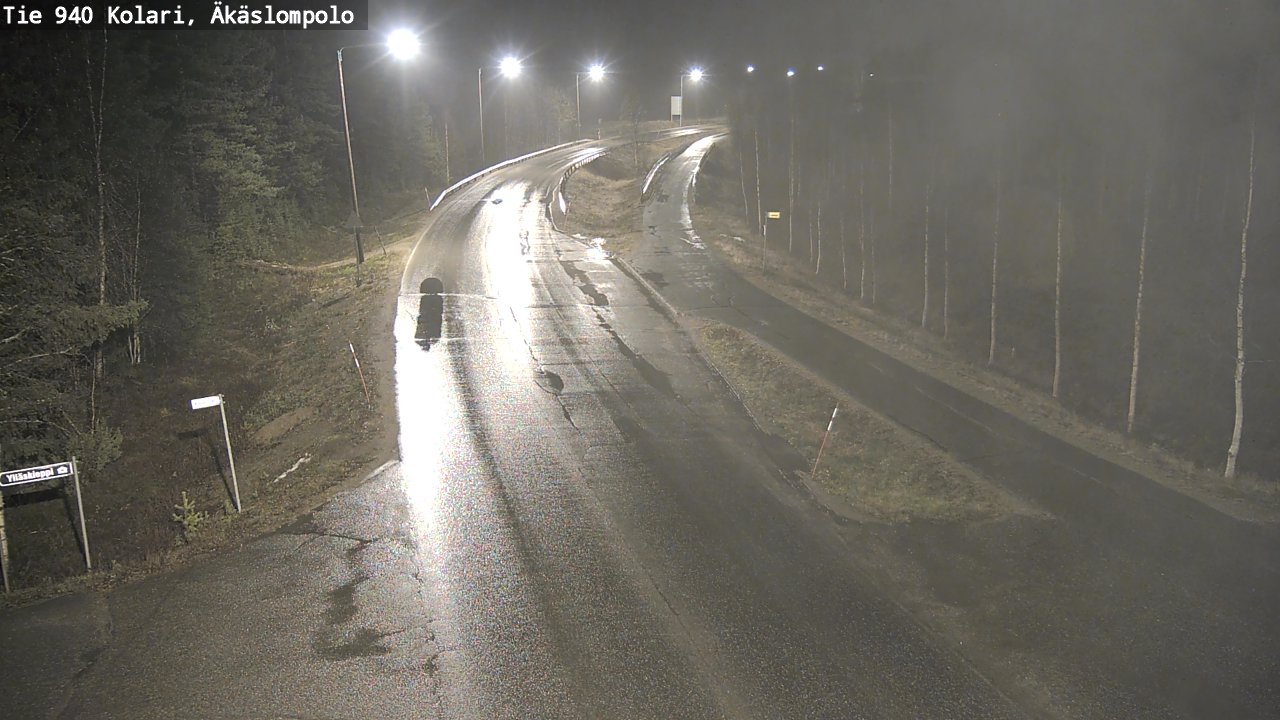 Kelikamerat Kuva Tie 940 Kolari, Äkäslompolo, Kolari, Lappi