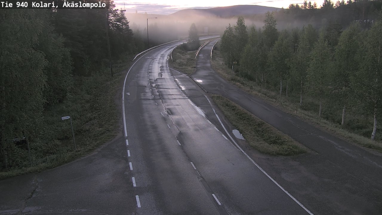 Kelikamerat Kuva Tie 940 Kolari, Äkäslompolo, Kolari, Lappi