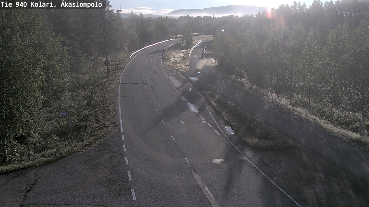 Weather Camera Image Road 940 Kolari, Äkäslompolo, Kolari, Lappi