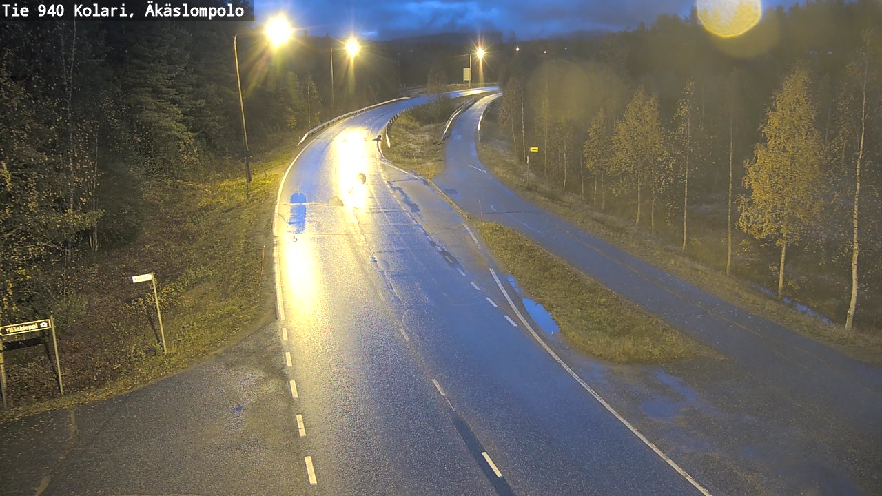 Kelikamerat Kuva Tie 940 Kolari, Äkäslompolo, Kolari, Lappi