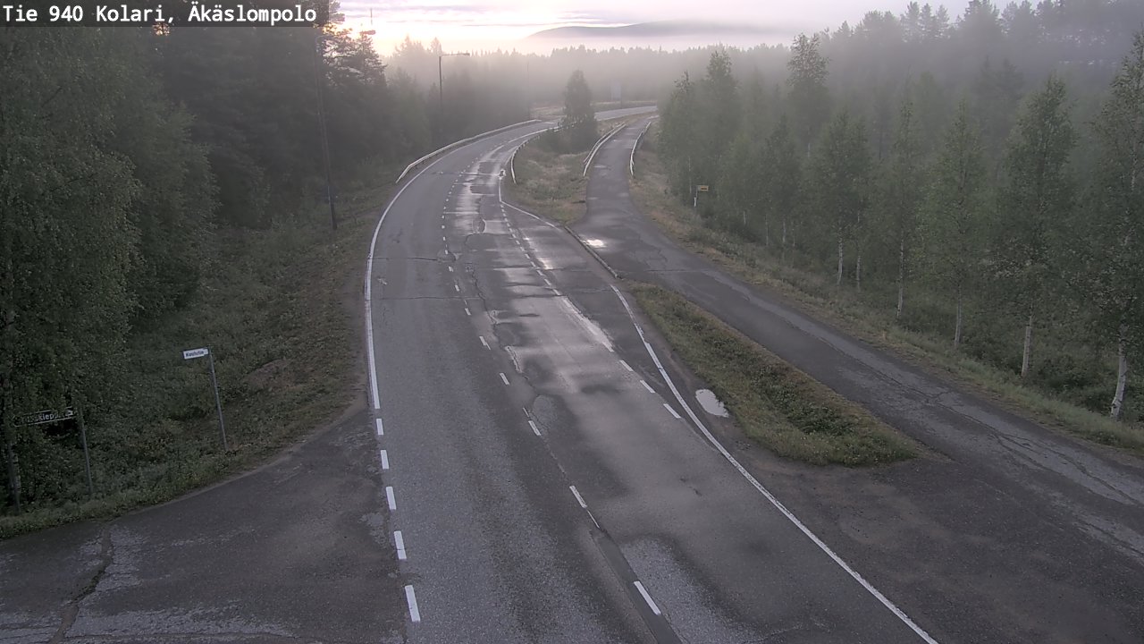Kelikamerat Kuva Tie 940 Kolari, Äkäslompolo, Kolari, Lappi