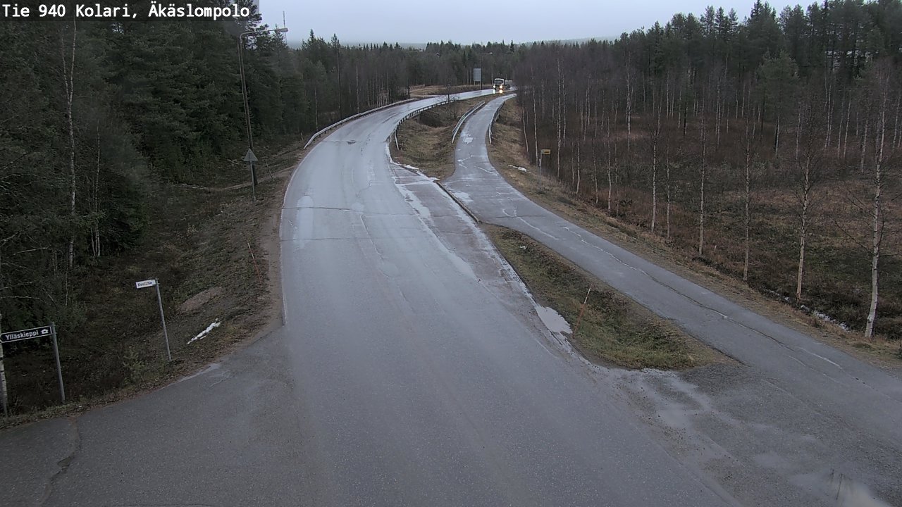 Kelikamerat Kuva Tie 940 Kolari, Äkäslompolo, Kolari, Lappi