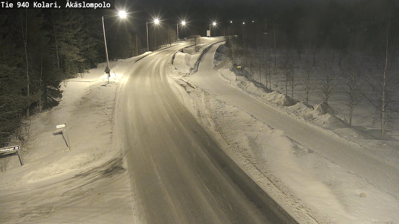 Kelikamerat Kuva Tie 940 Kolari, Äkäslompolo, Kolari, Lappi