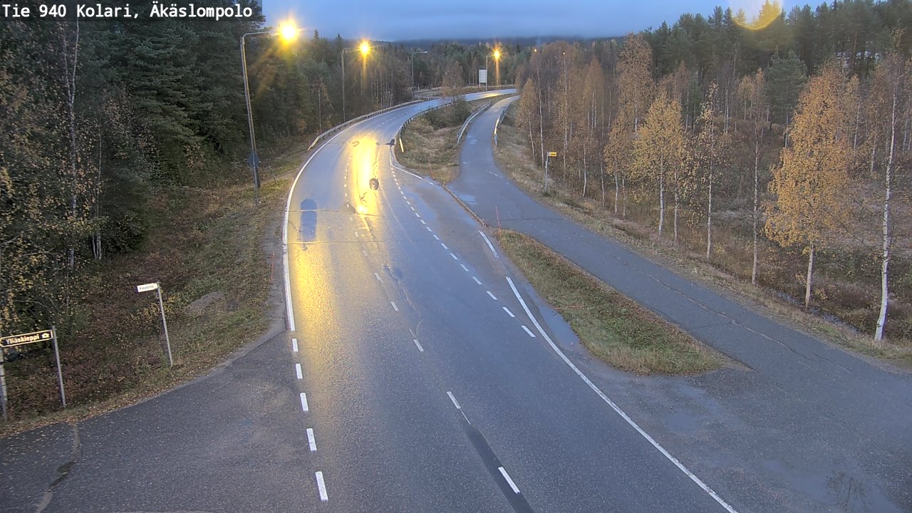 Kelikamerat Kuva Tie 940 Kolari, Äkäslompolo, Kolari, Lappi