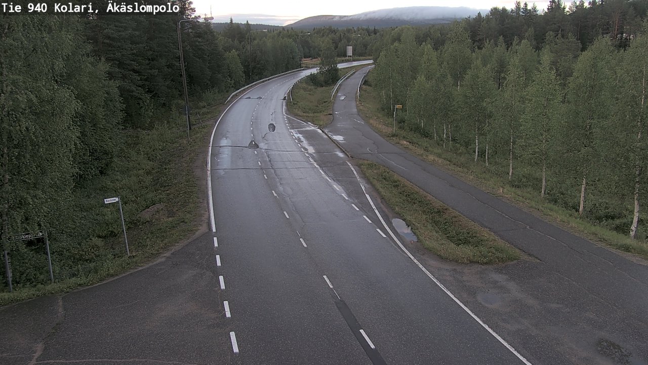 Kelikamerat Kuva Tie 940 Kolari, Äkäslompolo, Kolari, Lappi