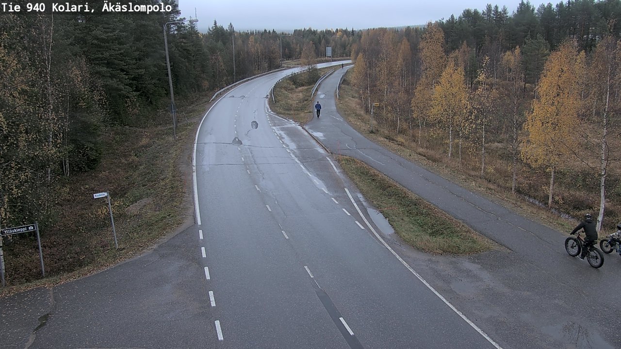 Kelikamerat Kuva Tie 940 Kolari, Äkäslompolo, Kolari, Lappi