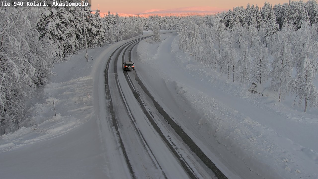 Weather Camera Image Road 940 Kolari, Äkäslompolo, Kolari, Lappi