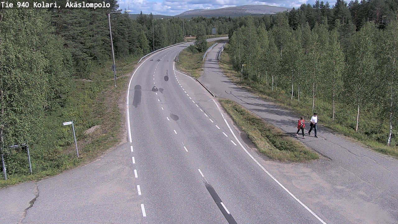 Weather Camera Image Road 940 Kolari, Äkäslompolo, Kolari, Lappi