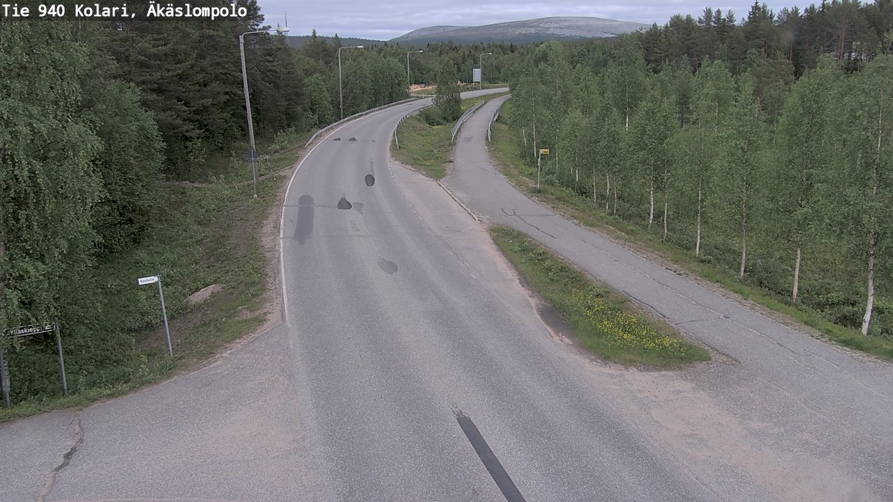 Kelikamerat Kuva Tie 940 Kolari, Äkäslompolo, Kolari, Lappi