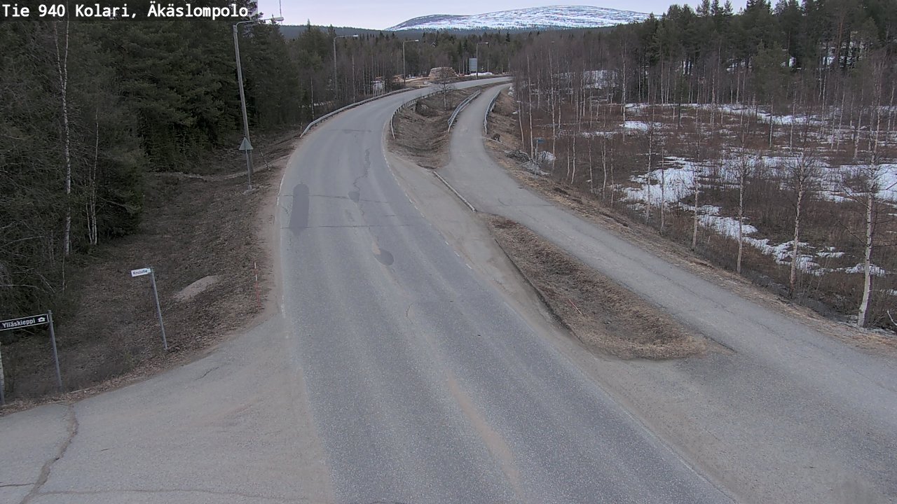 Kelikamerat Kuva Tie 940 Kolari, Äkäslompolo, Kolari, Lappi