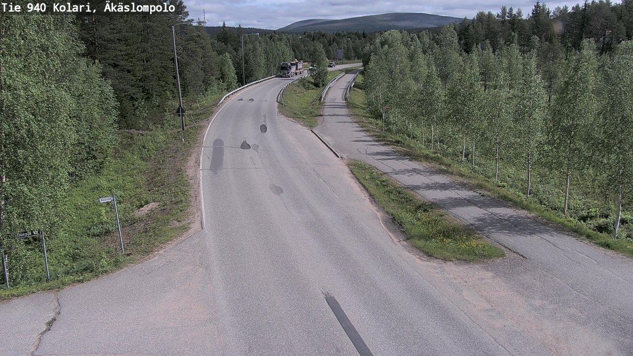 Kelikamerat Kuva Tie 940 Kolari, Äkäslompolo, Kolari, Lappi