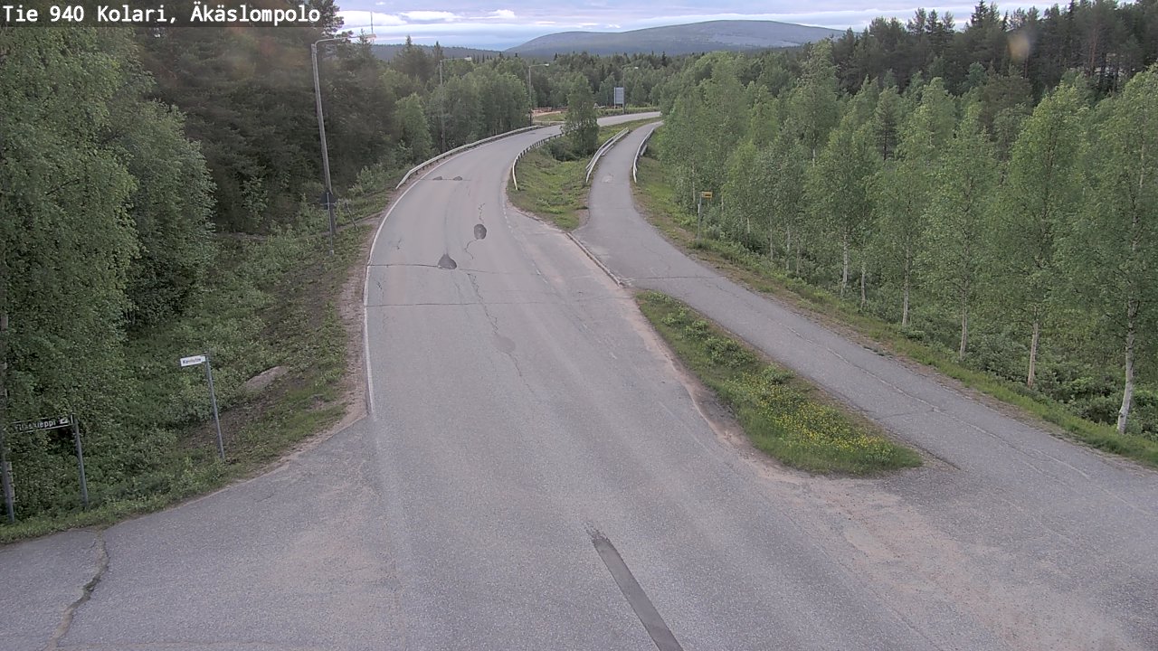 Kelikamerat Kuva Tie 940 Kolari, Äkäslompolo, Kolari, Lappi