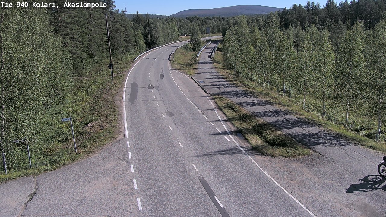 Weather Camera Image Road 940 Kolari, Äkäslompolo, Kolari, Lappi