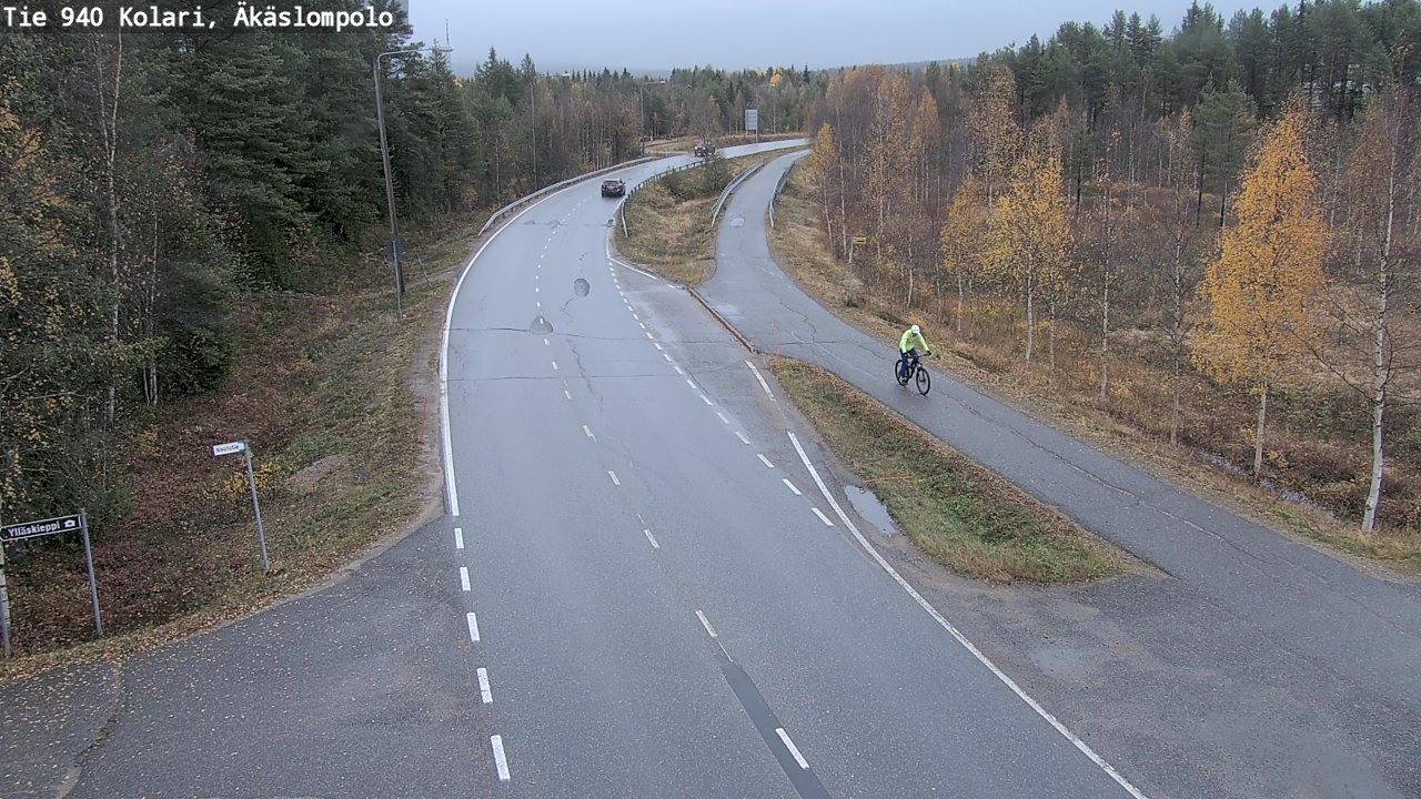 Weather Camera Image Road 940 Kolari, Äkäslompolo, Kolari, Lappi
