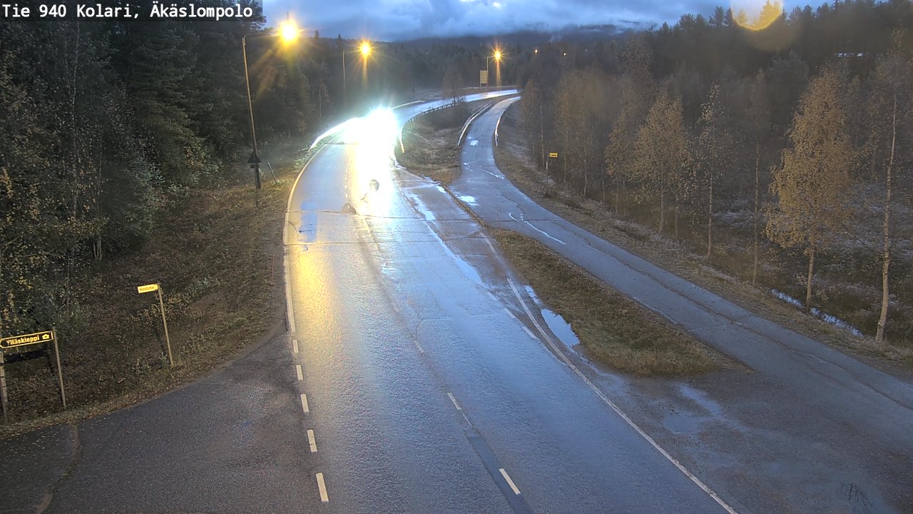 Kelikamerat Kuva Tie 940 Kolari, Äkäslompolo, Kolari, Lappi