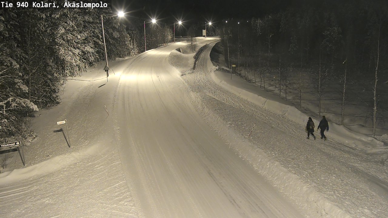 Weather Camera Image Road 940 Kolari, Äkäslompolo, Kolari, Lappi