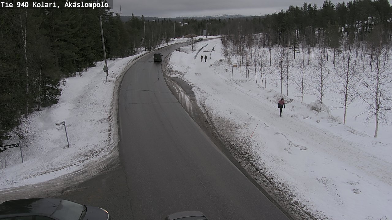 Weather Camera Image Road 940 Kolari, Äkäslompolo, Kolari, Lappi