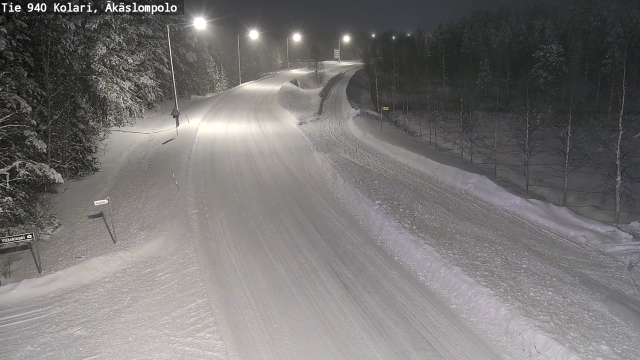 Weather Camera Image Road 940 Kolari, Äkäslompolo, Kolari, Lappi