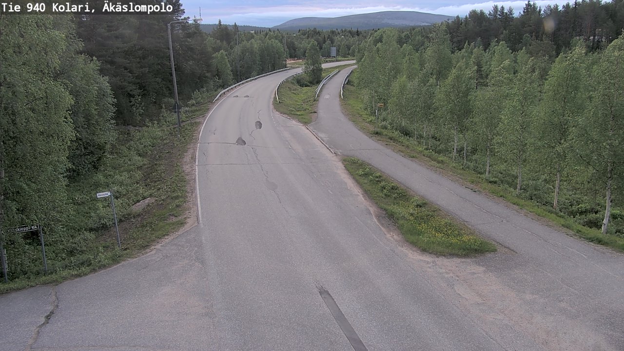 Kelikamerat Kuva Tie 940 Kolari, Äkäslompolo, Kolari, Lappi