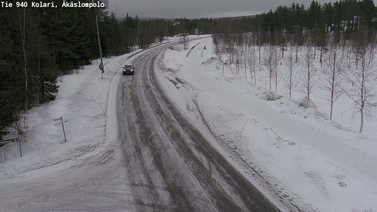 Kelikamerat Kuva Tie 940 Kolari, Äkäslompolo, Kolari, Lappi