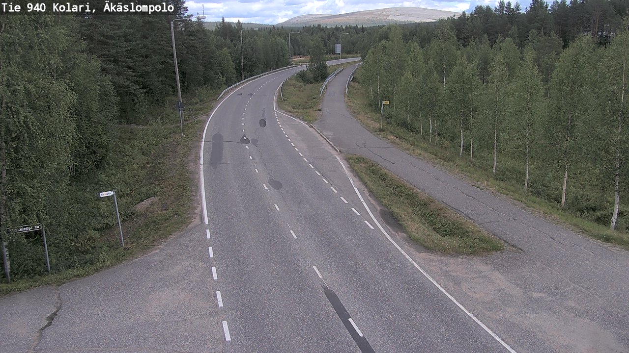 Weather Camera Image Road 940 Kolari, Äkäslompolo, Kolari, Lappi