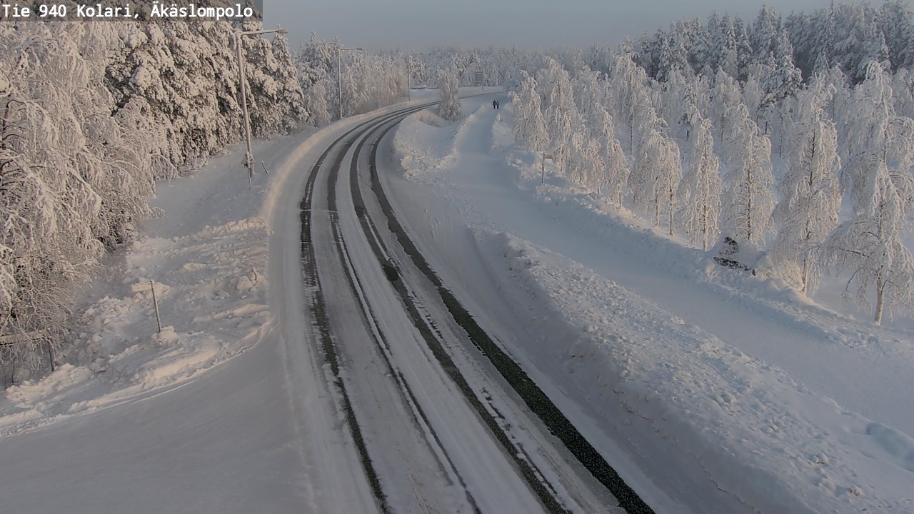 Kelikamerat Kuva Tie 940 Kolari, Äkäslompolo, Kolari, Lappi
