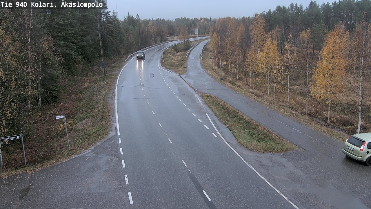 Kelikamerat Kuva Tie 940 Kolari, Äkäslompolo, Kolari, Lappi