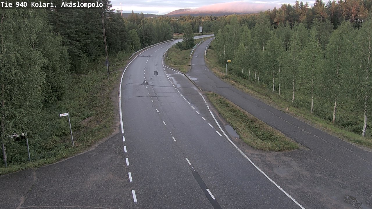 Kelikamerat Kuva Tie 940 Kolari, Äkäslompolo, Kolari, Lappi