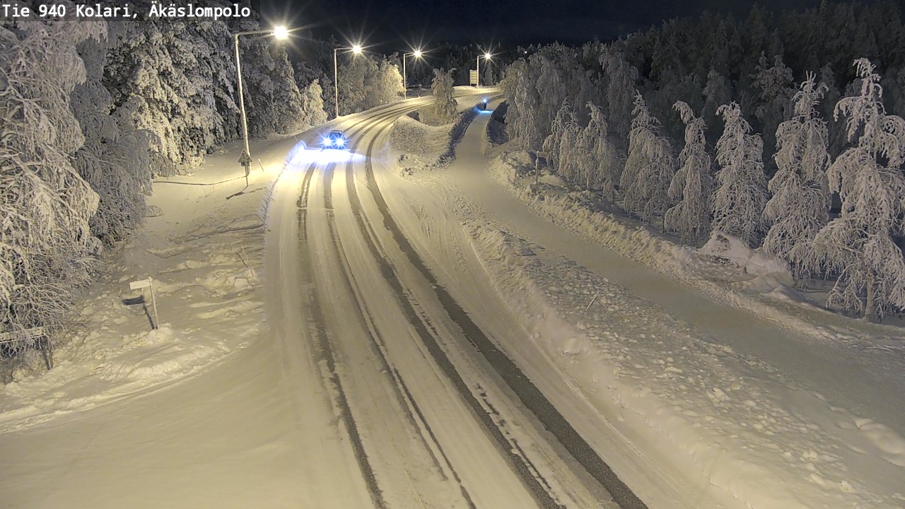 Kelikamerat Kuva Tie 940 Kolari, Äkäslompolo, Kolari, Lappi