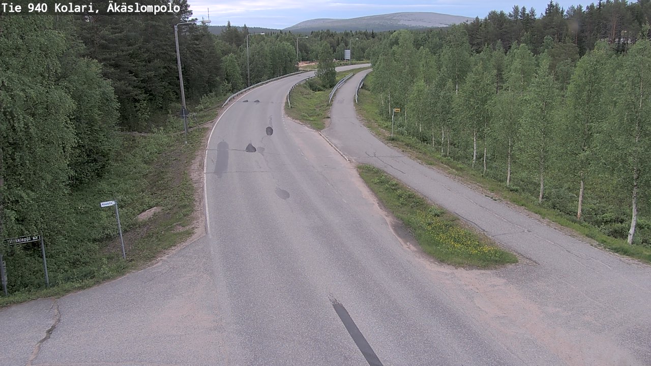 Kelikamerat Kuva Tie 940 Kolari, Äkäslompolo, Kolari, Lappi