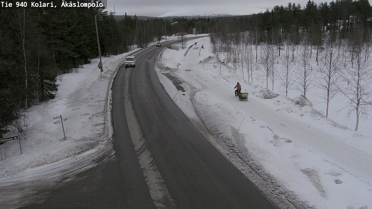 Kelikamerat Kuva Tie 940 Kolari, Äkäslompolo, Kolari, Lappi