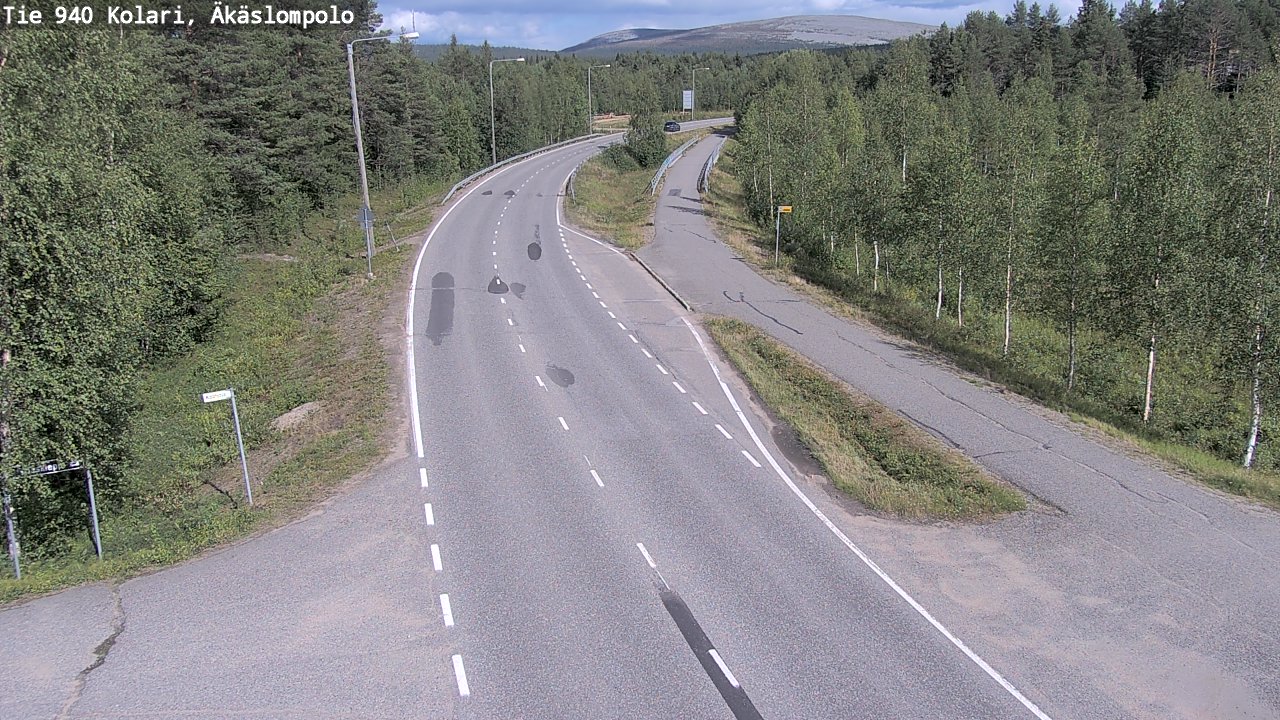 Weather Camera Image Road 940 Kolari, Äkäslompolo, Kolari, Lappi