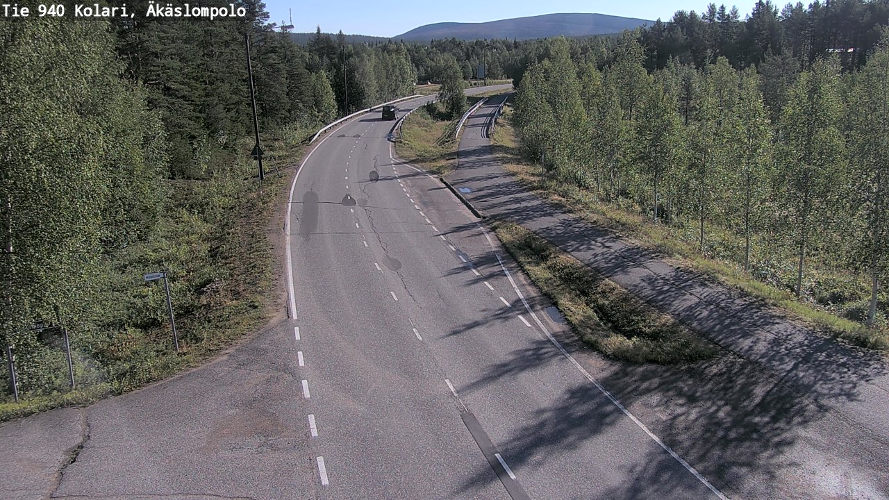 Weather Camera Image Road 940 Kolari, Äkäslompolo, Kolari, Lappi