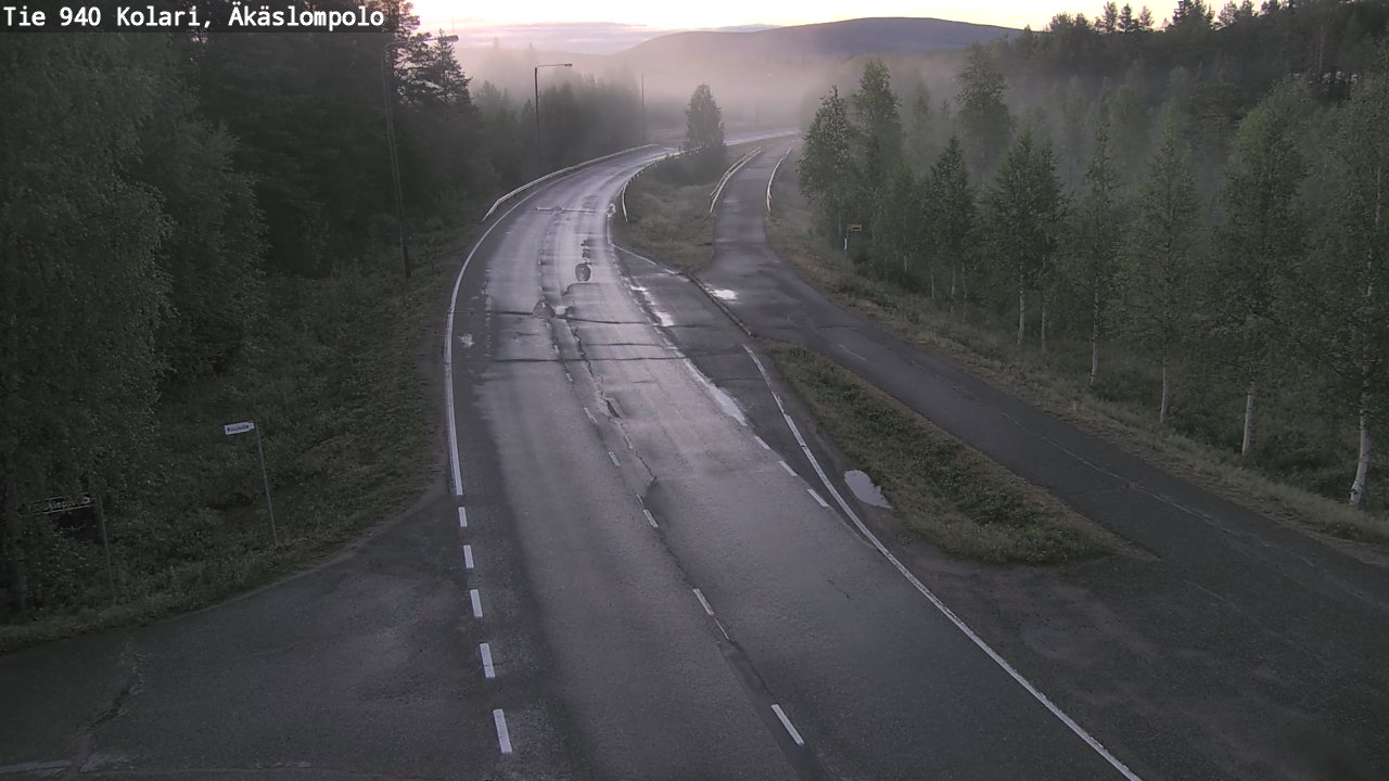 Kelikamerat Kuva Tie 940 Kolari, Äkäslompolo, Kolari, Lappi